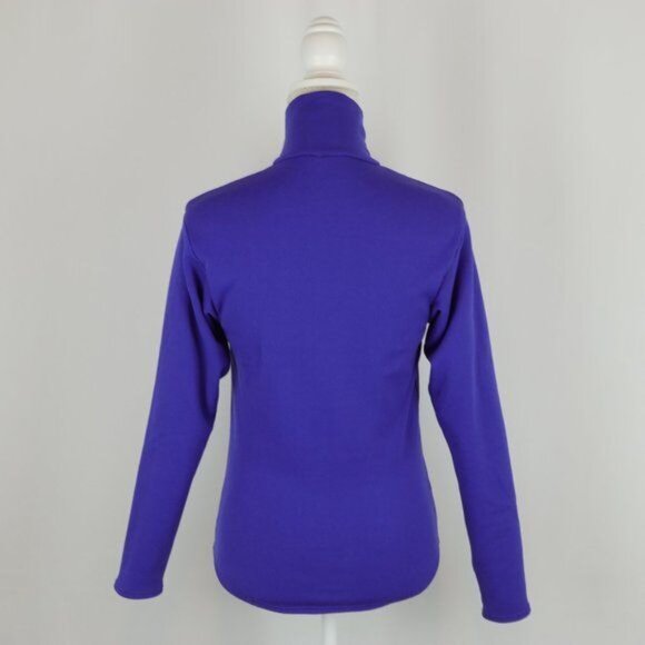 Lowe Alpine Women's Small Purple PolarTec Fleece 1/2 Zip Activewear Pullover - Picture 3 of 7